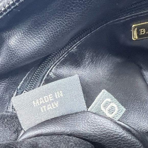 Vintage Bally Black Woven Leather Satchel with Tassel – Made in Italy - Picture 13 of 15